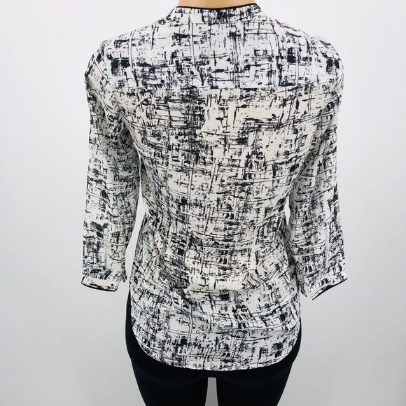 4 for $25 SALE!!!! Sheer Button Down Blouse - Picture 4 of 7